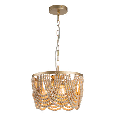 Lustre classique / traditionnel à 3 lumières à intensité variable