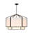 6-Light Classic Tiered Fabric Drum Chandelier