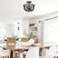 Lustre semi-encastré 3 lumières-2086547401