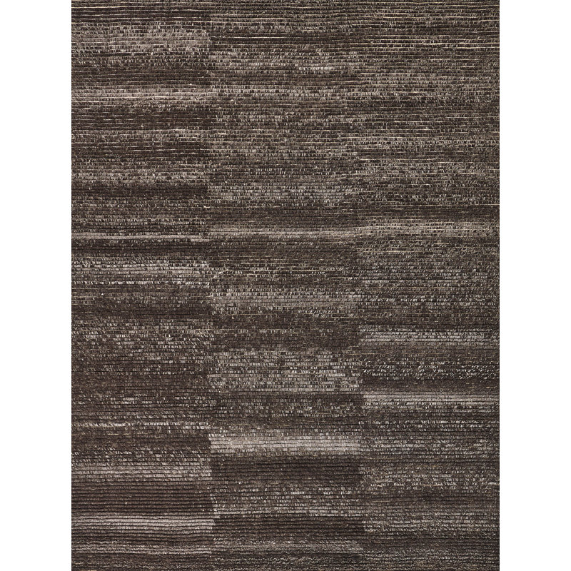 Kaza Wool Striped Area Rug, Rectangle 9' x 12'