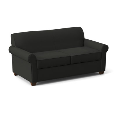 Finn Rolled Arm Sofa with Reversible Cushions by Edgecombe Furniture