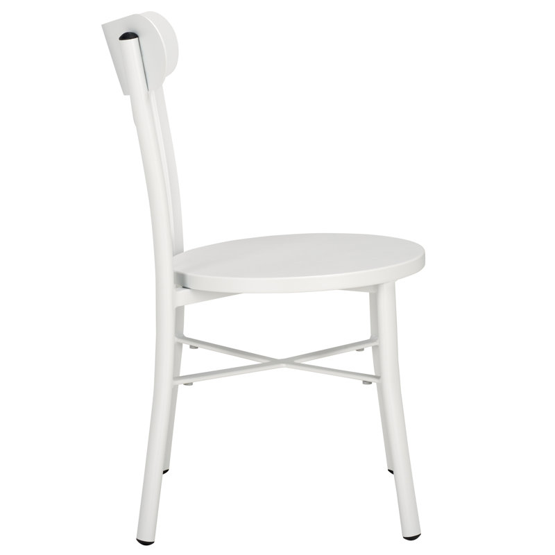 Core Cross Back Chair Set Of 2, White