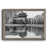 Toile avec cadre gris
