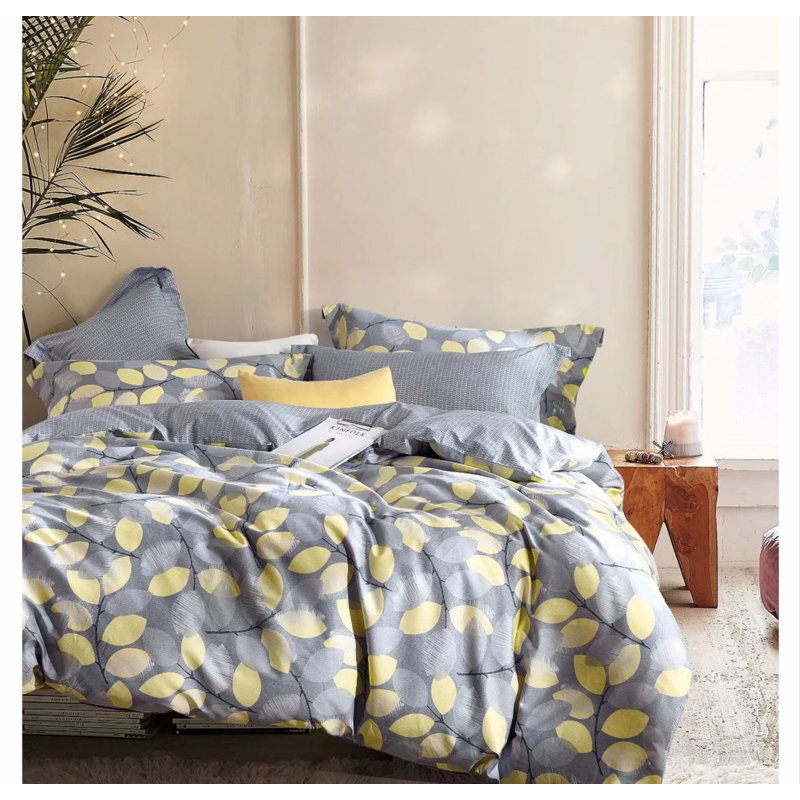 Garden Cotton Floral Comforter, King Comforter + 2 Shams