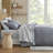 Logan Woven Striped 7-Piece Cal King Comforter Set-116494987-116494986