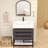 Jessica 29.5'' Single Bathroom Vanity with Stone Top-1226835324