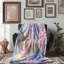 Pastel Ink Blossoms - jeté Sherpa-226112729