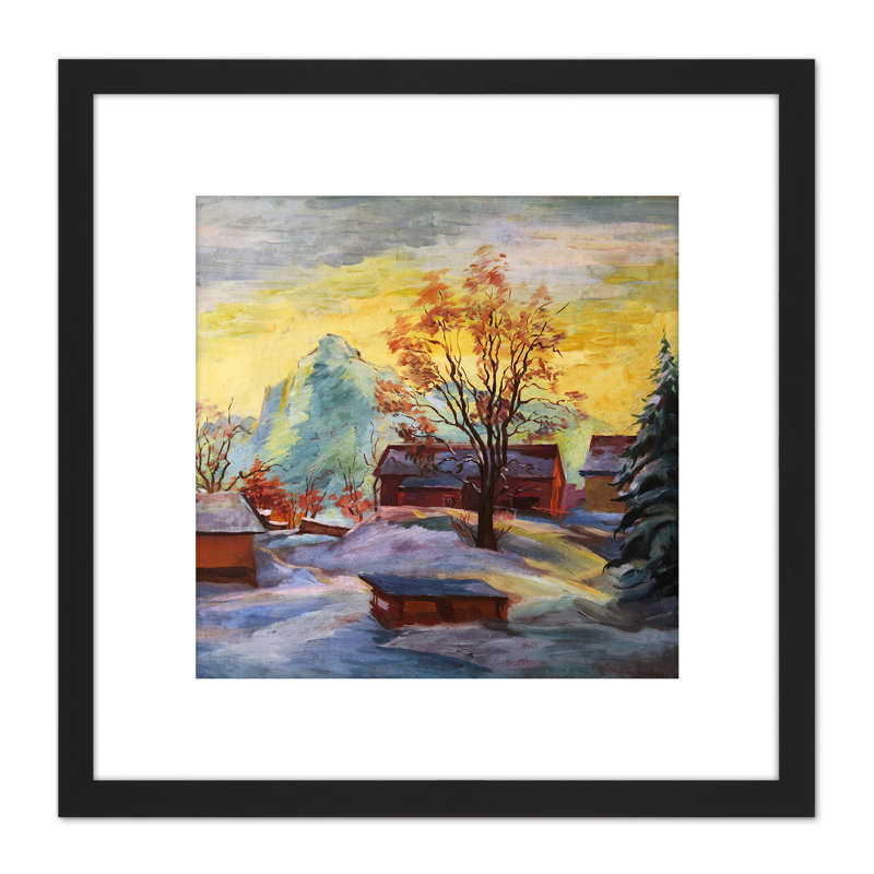 Hollenstein In Walgau Austria by Stephanie Hollenstein - Single Picture Frame Painting