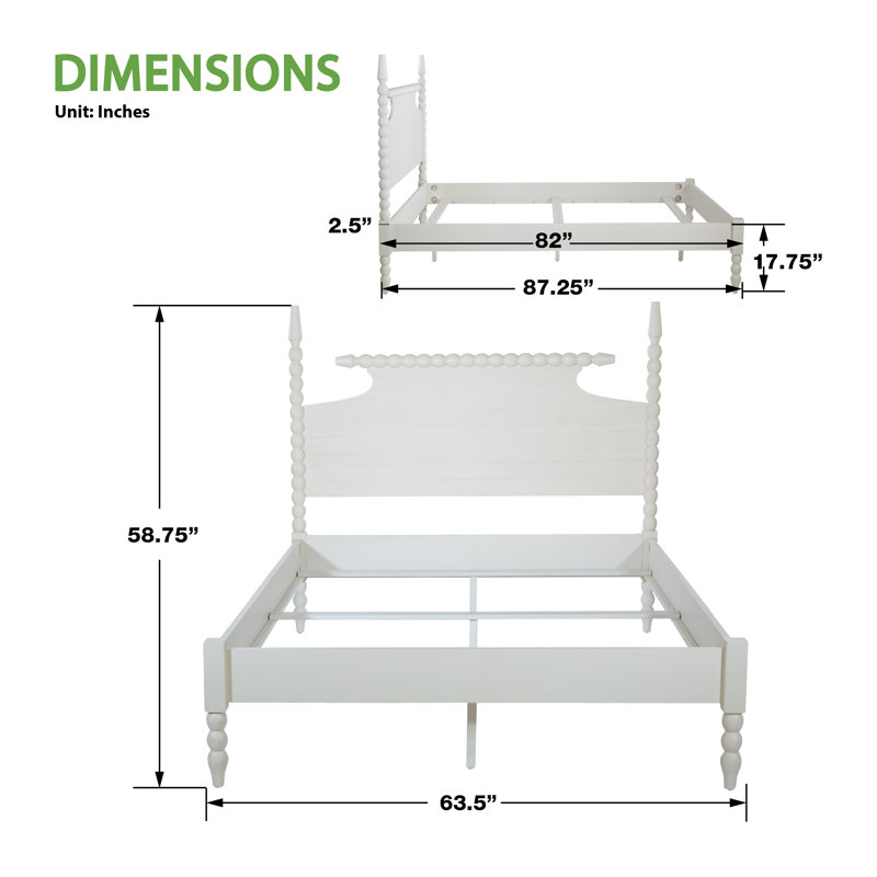 Spindle Bedroom Set, Queen