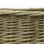 Hand Woven Wicker Laundry Basket with Handles