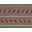 Striped Area Rug in Gray