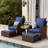 Idamarie Wicker Conversation Set with Ottoman-85514300-105270514