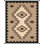 Canvello Navajo Style Hand-Woven Wool Mocha Area Rug- 8'11" X 11'11"