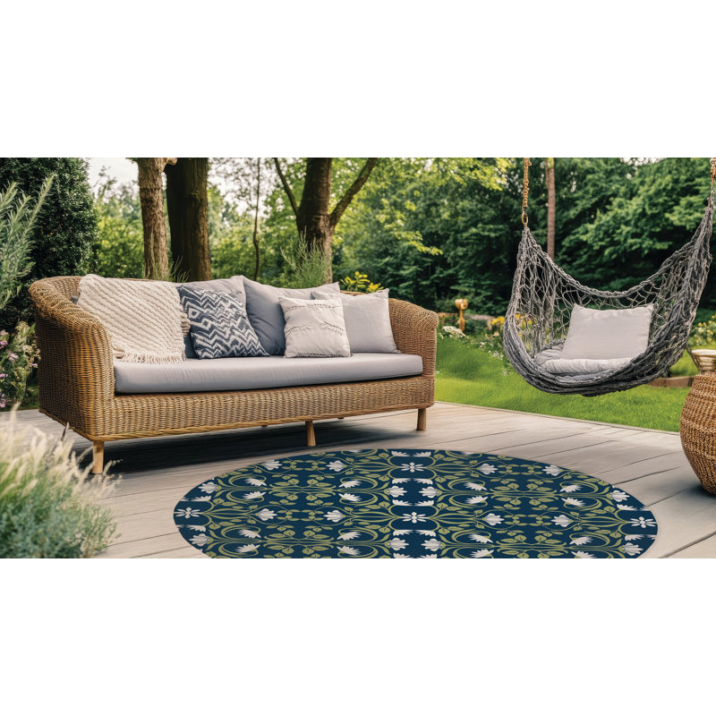 Tapis d'extérieur Savanah, Rond 5 pi