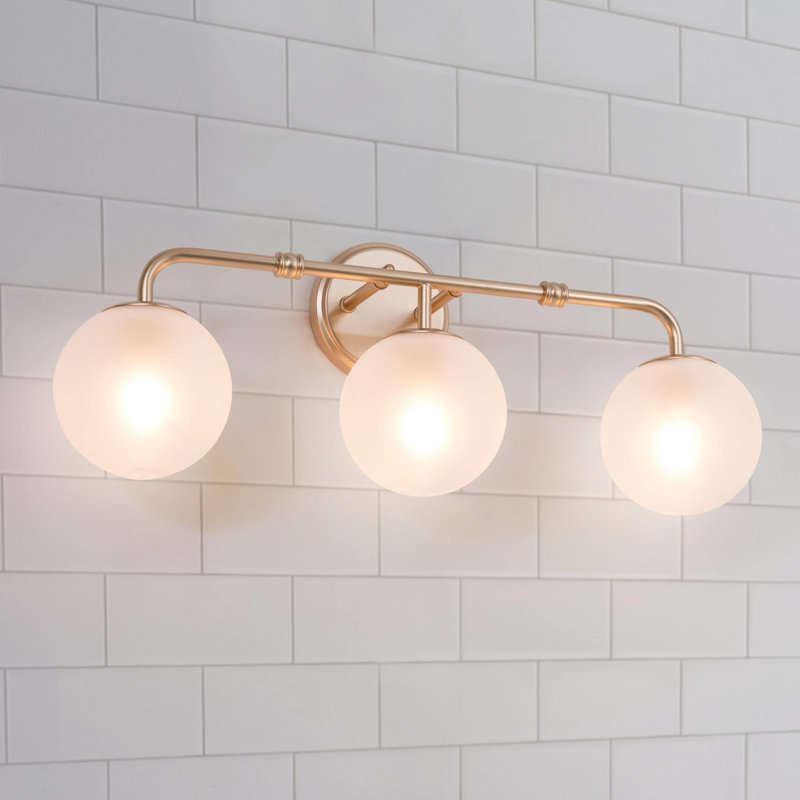 3-Light Dimmable Bathroom Vanity Light