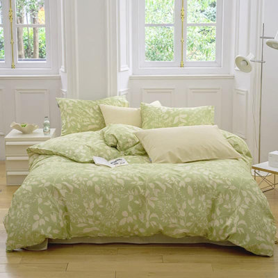 Floral Comforter Set Botanical Flower Bedding Set
