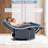 2 Seater Loveseat Recliner with Side Pockets,Fashion Classics Double Recliner with Soft backrest, cushion, and armrest for Small Space,Apartment,Office,Living Room(Dark Grey)-146590654