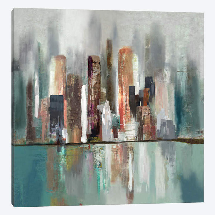 « éclairage ii », impression sur toile, H 12 po x l 12 po x P 0,75 po, Pas de tapis, Toile tendue