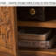 Armoire en acajou sculpté de style sud-est asiatique