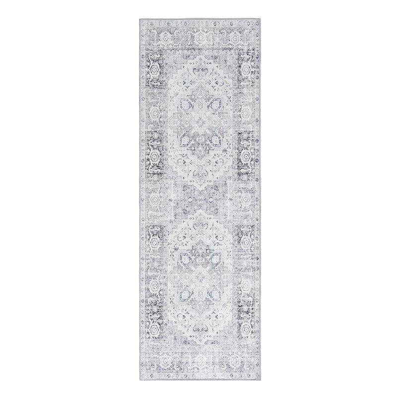 Chenille Mashine Washable Oriental Indoor Arae Rug with Non-Slip Backing for Bedroom Living Room Kitchen Entryway