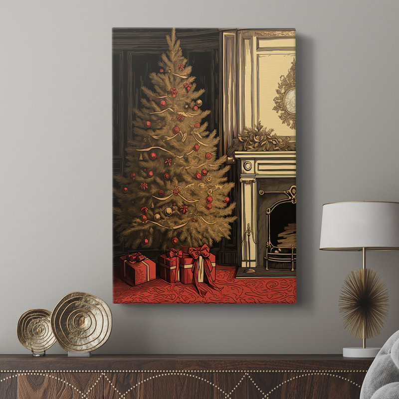 Christmas Holiday Art DVI - galerie Cavas sur mesure, H 18 po x l 12 po