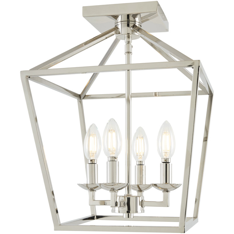 Poirier Chandelier, Silver