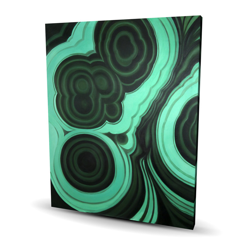 Pierre Malachite - Toile de bureau verte pour la décoration intérieure