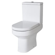 Arezzo Square Close Coupled Toilet + Seat