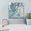  «Blue Sea Foam 2» par Alonzo Saunders, art mural sur toile, 12 po x 12 po-409837793