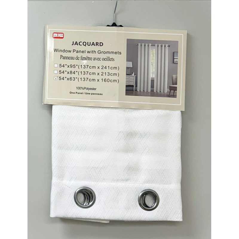 Panneau de rideau simple obscurcissant Claireville, L 54 po x L 84 po