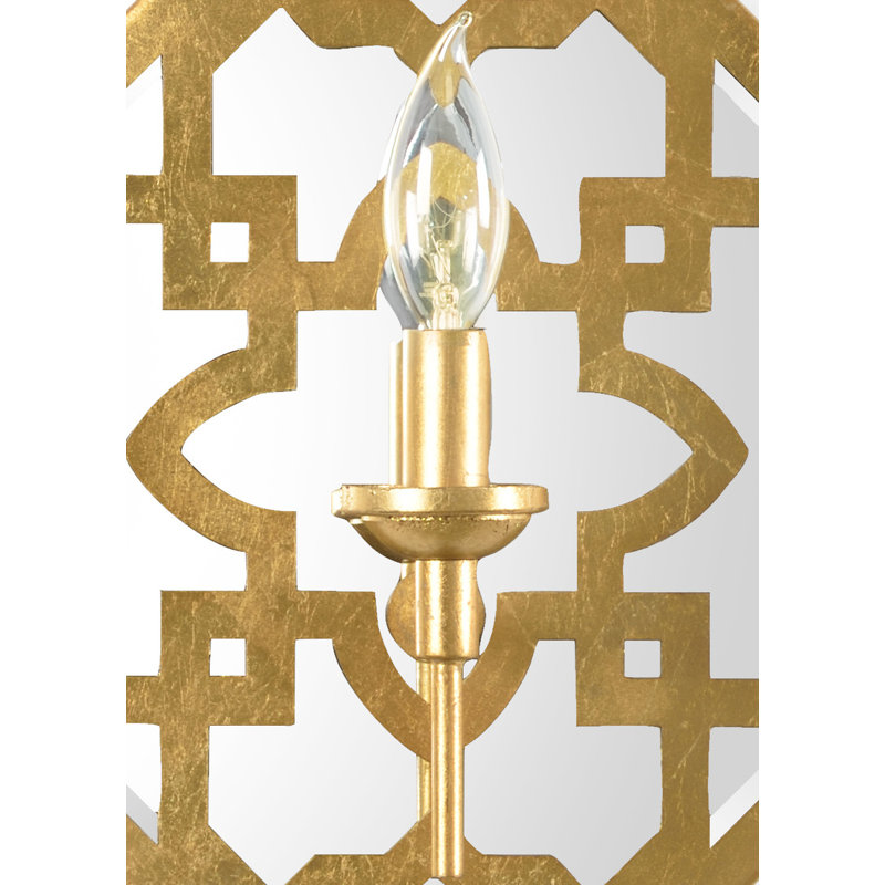 Agadir Iron Candle Wall Light