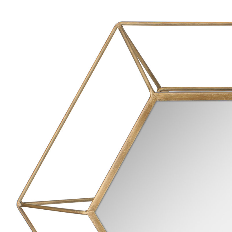 Glasser Metal Flat Wall Mirror