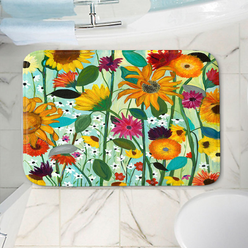 Non-Slip Bath Mat, 24" W x 17" L x 1" H
