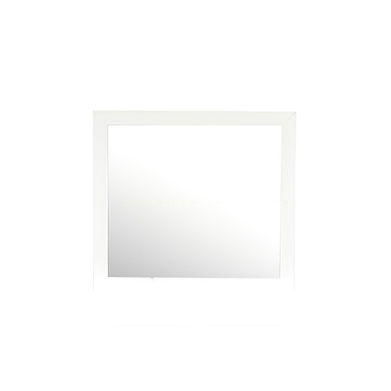 Mirror, White, 39" x 35", Rectangle
