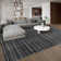 Plaid Machine Washable Rug with Rubber Backing Modern Non-Slip Carpet for Living Room, Bedroom, Dining Room, Office, Playroom, Nursery