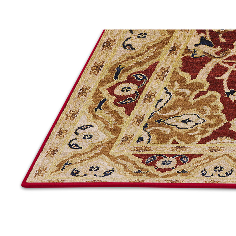 Tapis oriental rouge / beige Bannerman, Rectangle 2 pi x 3 pi