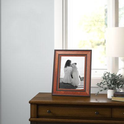 Mindy Wood Beveled Picture Frame
