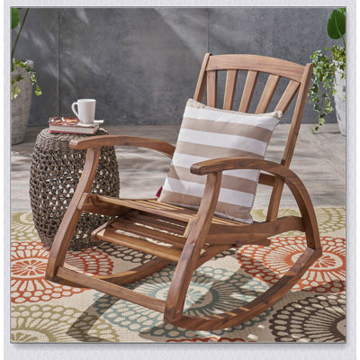 Chaise à bascule inclinable