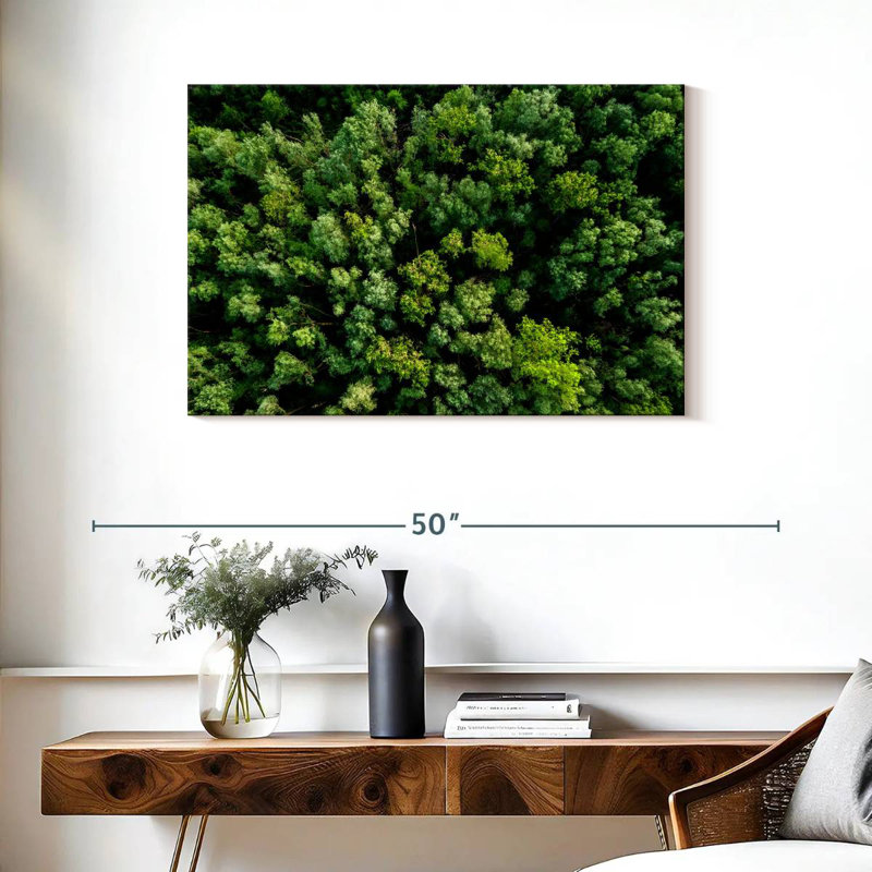 Alvord Lush Green Woodland, H 24 po x l 36 po