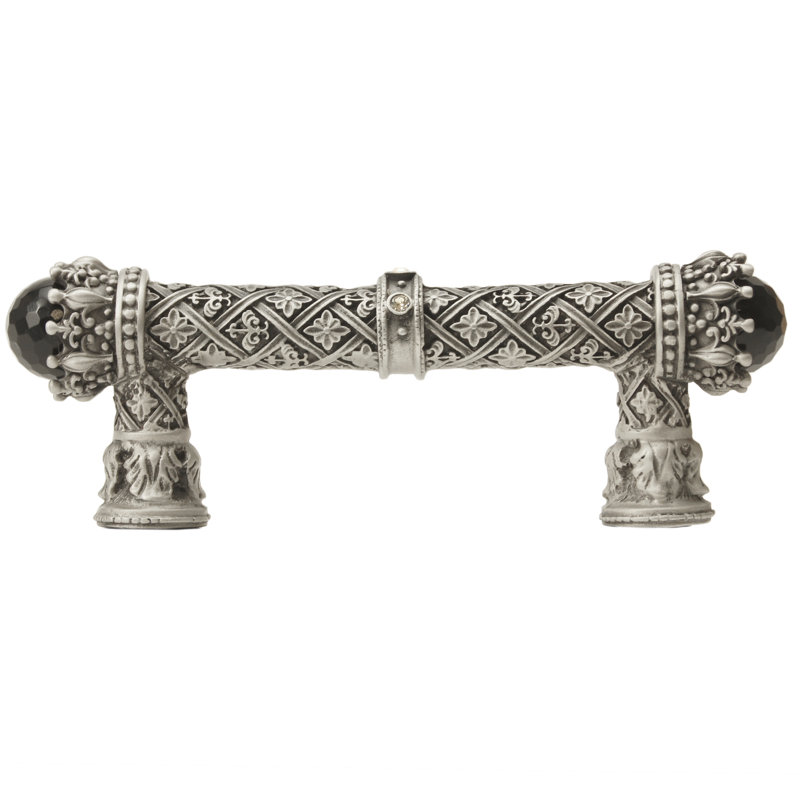 Carpe Diem 6530-23ABOX Crowning Glory Queen Penelope Chrysalis Queen Penelope 5 inches c.c. pull w/ Swarovski Crystals & semi‐precious stones in Chrysalis