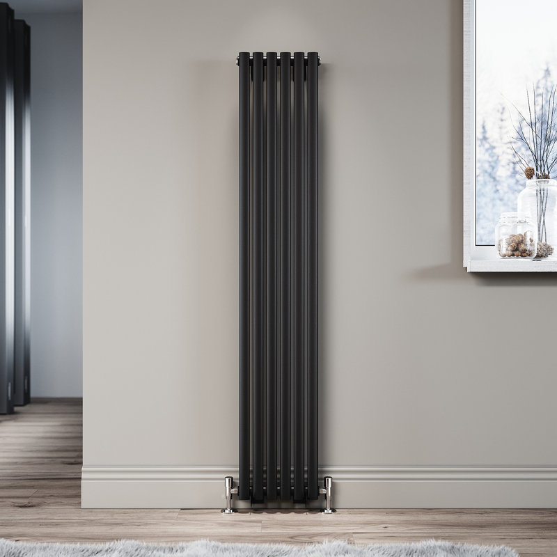 Blau Horizontal Designer Radiator, 160cm H x 35.9cm W x 9cm D