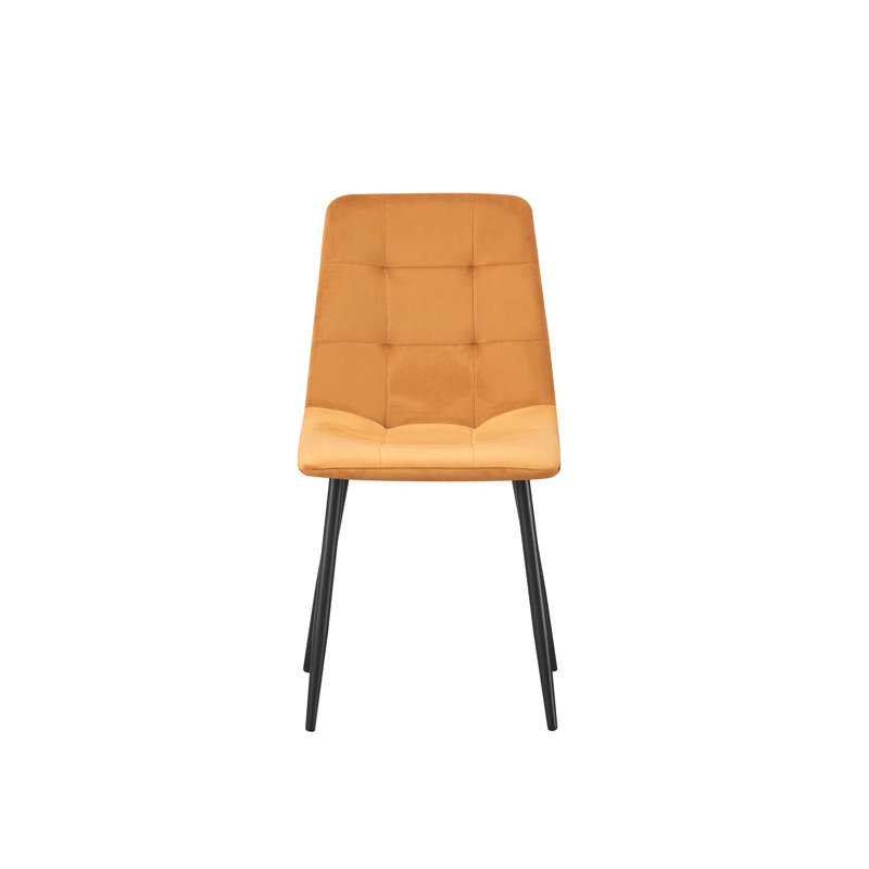 Ashanti 47cm H Upholstered Side Chair, Yellow