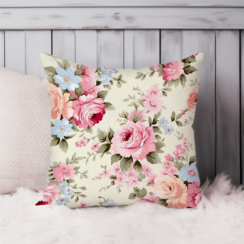Floral Shabby Elegance Flowers Elegance XI, 16"H x 16"W