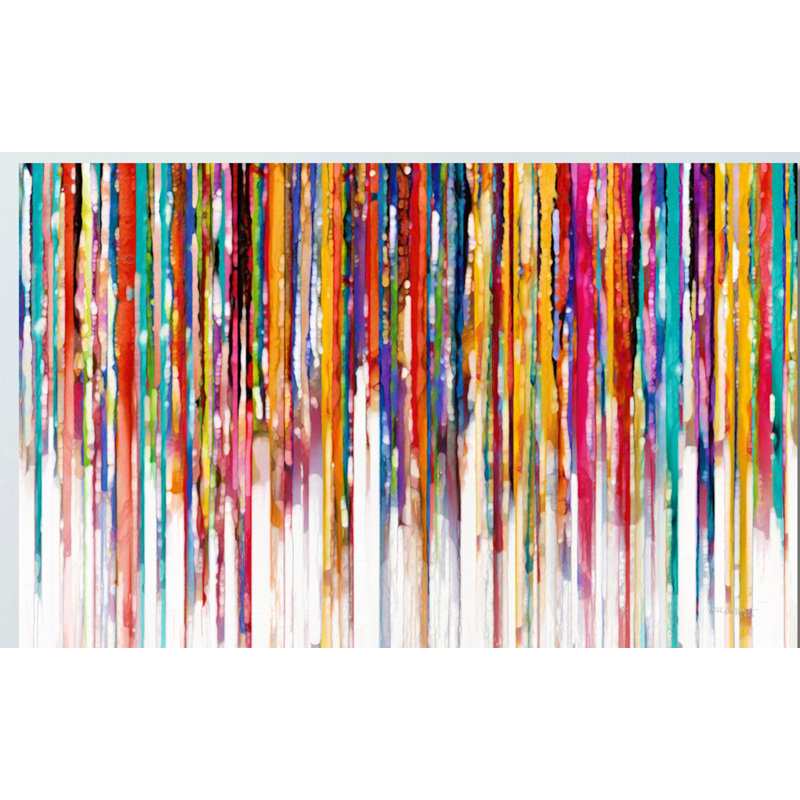 « ailes of refuge, ruth 2 12 », reproduction de peinture à l’acrylique sur toile tendue, H 18 po x l 30 po x P 1 po
