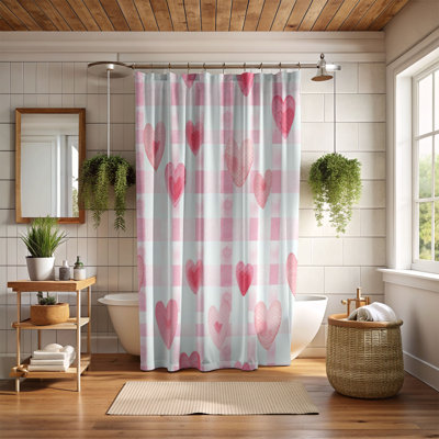 Rideau de douche Blush Retro - Premium 173