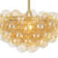 Bubbles Chandelier with Amber Glass-280817179