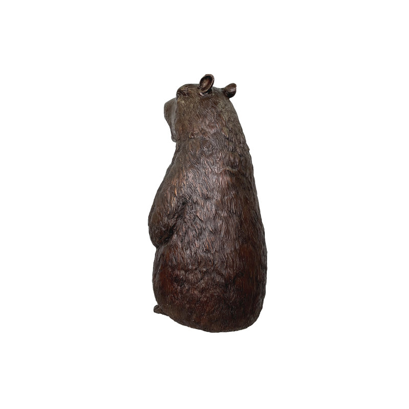 Squirrel Bronze Garden Statue