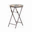 Table de bout en argent