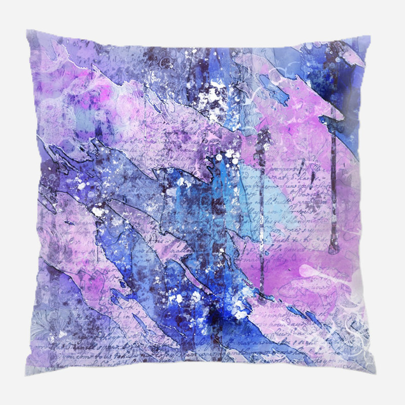 Coussin décoratif Blythdale, Microsuède, Intérieur