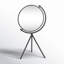 Miroir de table rond noir Hatch